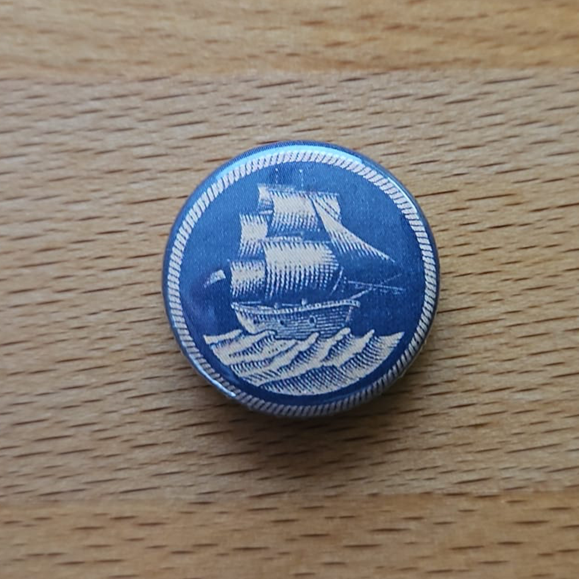 Segelschiff 25mm Button
